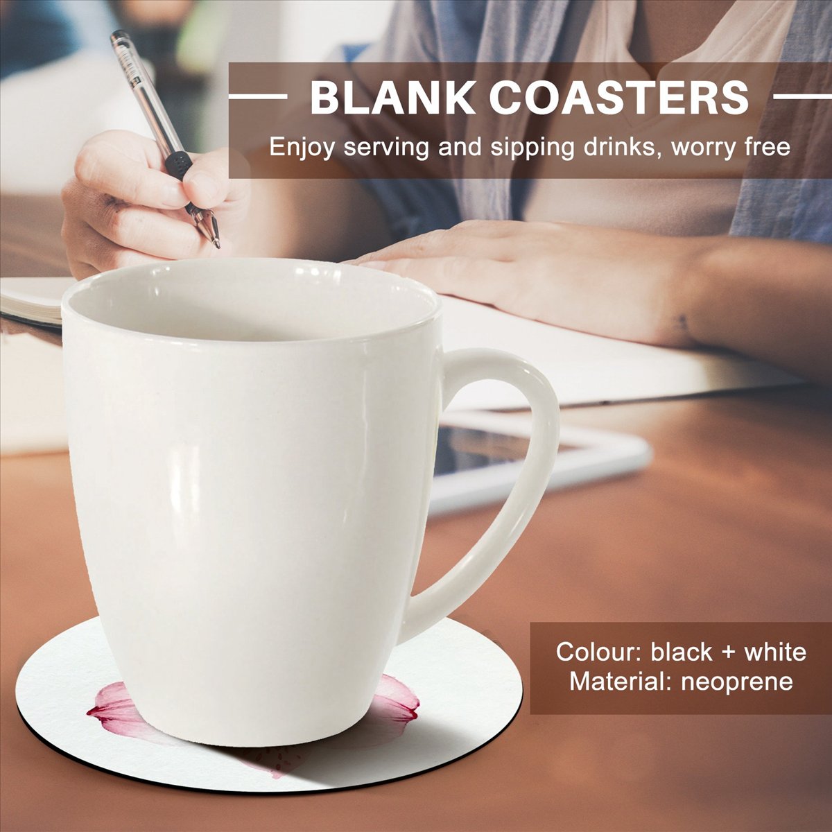 KSOL Round Sublimation Blank C - Coaster Sublimation Blank recension och pris