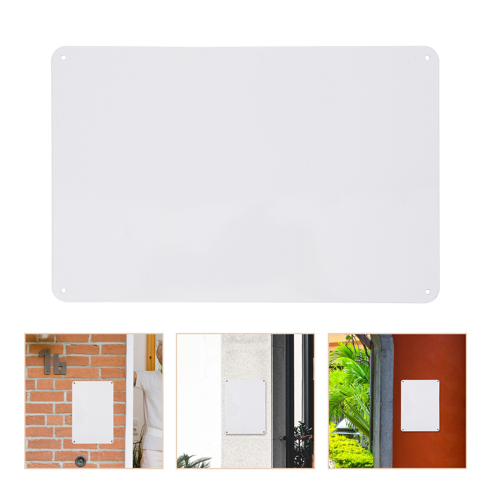 2Pcs Blank Metal Signs Sublima - Yard Sign Blank recension och pris