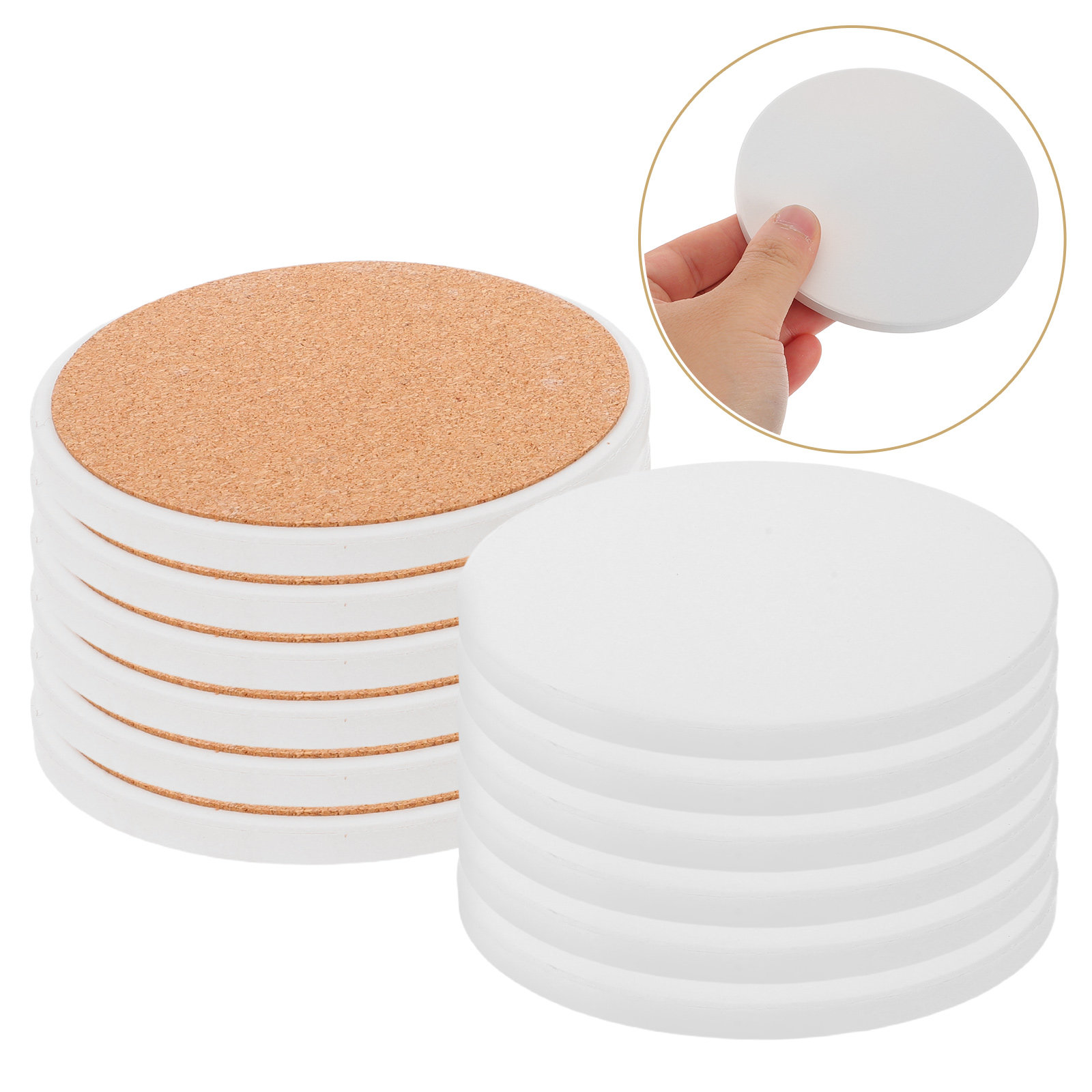 12Pcs Creative Drink Coasters  - Coaster Sublimation Blank recension och pris