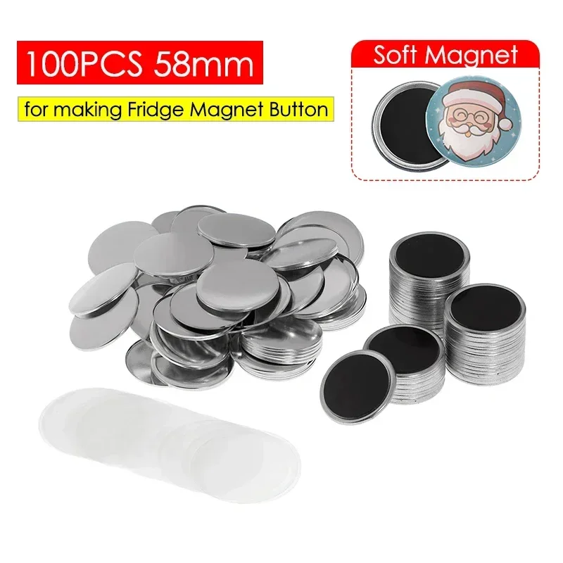 Blank Soft Magnetic Fridge Mag - Button Badge Blank recension och pris