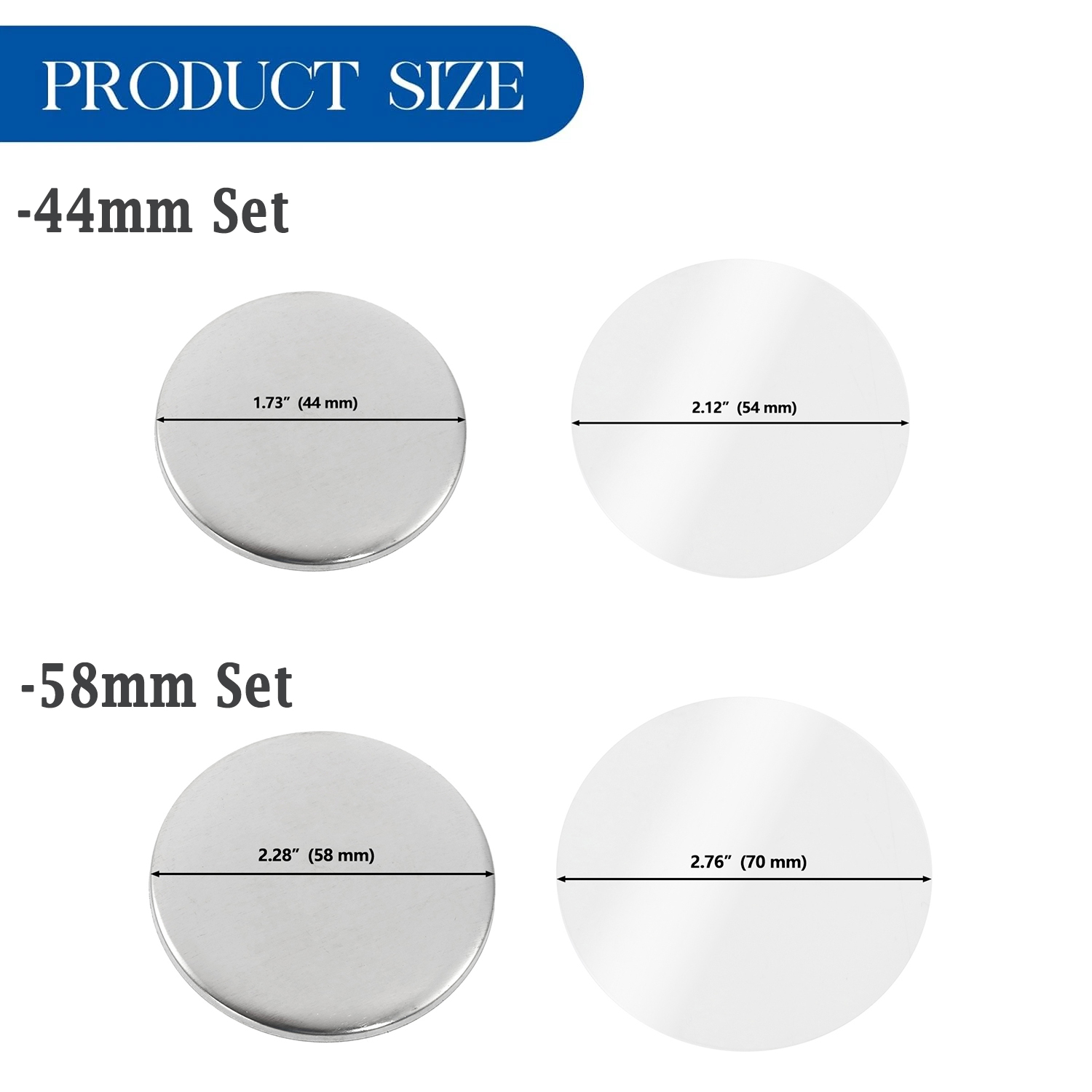 100pcs Badge Materials Bottle  - Button Badge Blank recension och pris