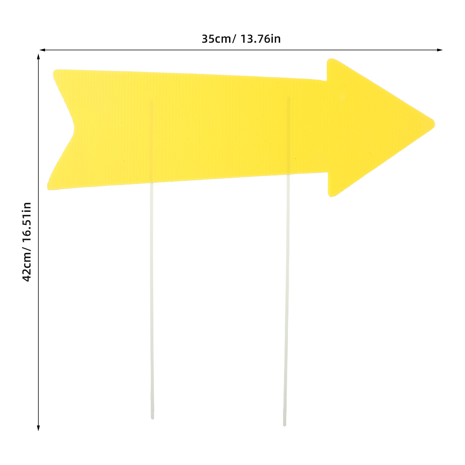 10Pcs Waterproof Arrow Yard Si - Yard Sign Blank recension och pris